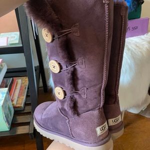 Ugg tall button boots